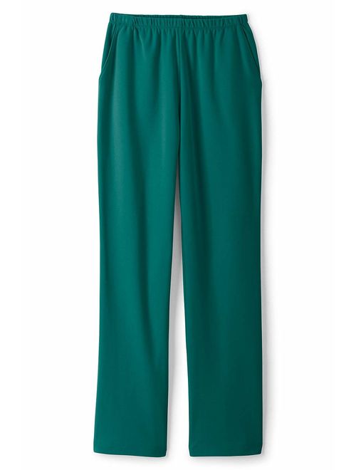 Lands' End Women's Sport Knit High Rise Elastic Waist Pull On Pants