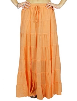 Phagun Resort Wear Skirt Long Maxi Skirt Beach Wear Cotton Summer Wear