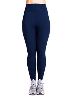 Women's Soft Ankle Length Footless Elastic Leggings Pants