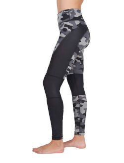 Etched Camo Print Workout Leggings