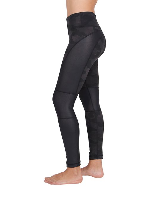 90 Degree By Reflex Etched Camo Print Workout Leggings