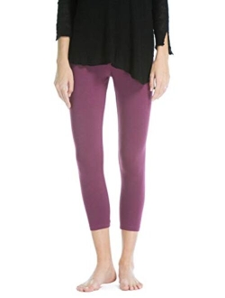 Fishers Finery Ecofabric Capri Legging; Casual Lounge Legging