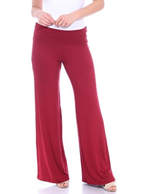 Popana Women's Casual Wide Leg Palazzo Lounge Pants Plus Size Made in USA