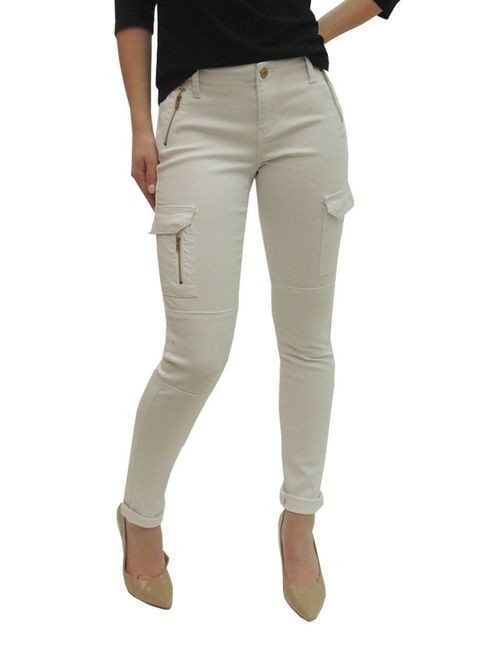 P26 Womens Elite Jeans Skinny Cargo Pant with Zipper Jeans