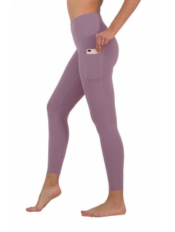 Yogalicious High Waist Ultra Soft Ankle Length Leggings with Pockets for Women