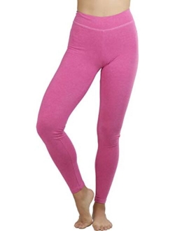 ToBeInStyle Women's Medium Weight Breathable Cotton-Spandex Leggings