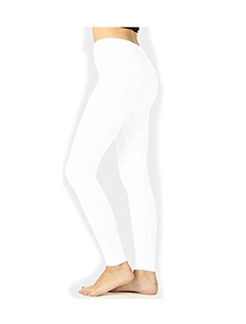 Zenana Outfitters JKC USA Selected Premium Cotton Full Length Solid Color Leggings Various Colors OP-1851