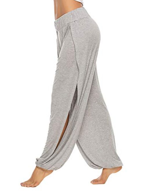 AvaCostume High Slit Harem Pants Women Hippie Harem Pants Trousers