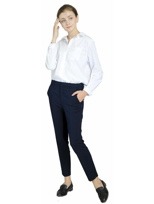 Marycrafts Women's Work Ankle Dress Pants Trousers Slacks