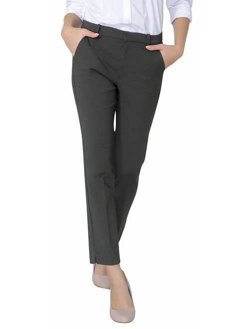 Marycrafts Women's Work Ankle Dress Pants Trousers Slacks