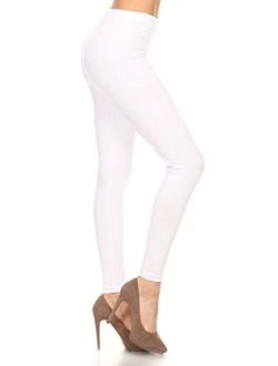 Cotton Women's Premium Quality Ultra Soft Solid Leggings