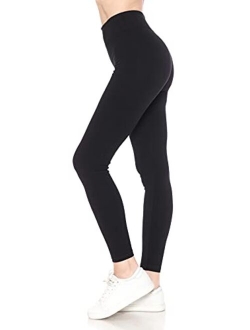 Cotton Women's Premium Quality Ultra Soft Solid Leggings