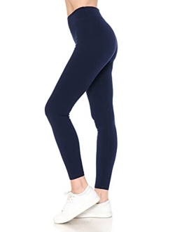 Cotton Women's Premium Quality Ultra Soft Solid Leggings