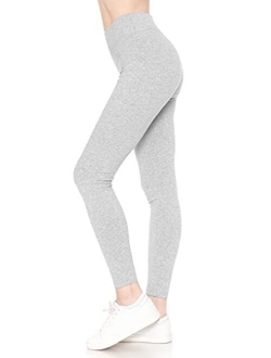 Cotton Women's Premium Quality Ultra Soft Solid Leggings