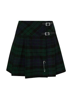 Tartanista Womens 16.5 Inch Scottish Tartan Mini Kilt Skirt