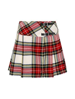 Tartanista Womens 16.5 Inch Scottish Tartan Mini Kilt Skirt