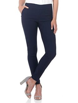 Rekucci Women's Ease into Comfort Modern Stretch Skinny Pant with Tummy Control