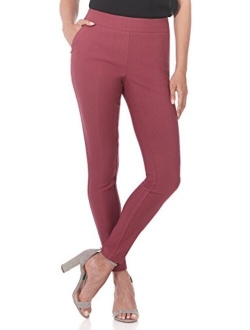 Rekucci Women's Ease into Comfort Modern Stretch Skinny Pant with Tummy Control