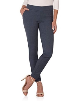 Rekucci Women's Ease into Comfort Modern Stretch Skinny Pant with Tummy Control