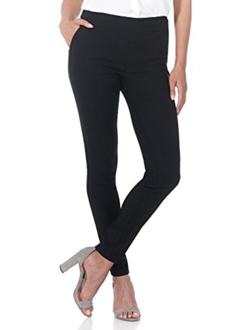 Rekucci Women's Ease into Comfort Modern Stretch Skinny Pant with Tummy Control