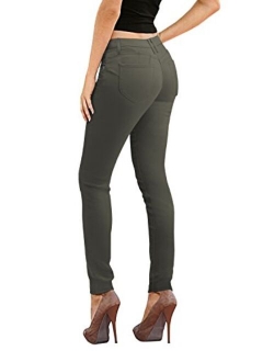 Hybrid & Co. Women's Butt Lift Super Comfy Stretch Denim Skinny Yoga Jeans