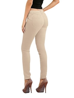 Hybrid & Co. Women's Butt Lift Super Comfy Stretch Denim Skinny Yoga Jeans