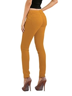 Hybrid & Co. Women's Butt Lift Super Comfy Stretch Denim Skinny Yoga Jeans