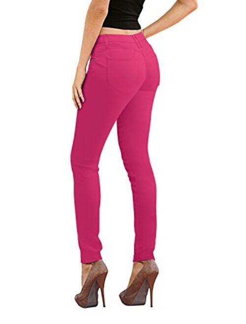 Hybrid & Co. Women's Butt Lift Super Comfy Stretch Denim Skinny Yoga Jeans