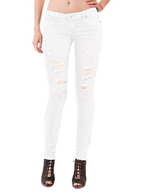 Hybrid & Co. Women's Butt Lift Super Comfy Stretch Denim Skinny Yoga Jeans