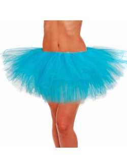 belababy Adult Skirt, Women Tutu, Tulle Tutus for Teens Polyester Classic 5 Layers