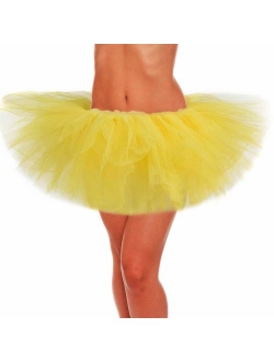 belababy Adult Skirt, Women Tutu, Tulle Tutus for Teens Polyester Classic 5 Layers