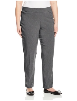 Briggs New York Women's Plus-Size Super Stretch Millennium Welt Pocket Pull on Career Pant