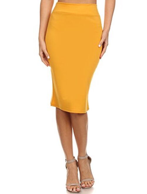 Reg and Plus Size Pencil Skirts for Women Below The Knee. Work,Weekends,Date Nights,Sexy Office Business Bodycon Skirts