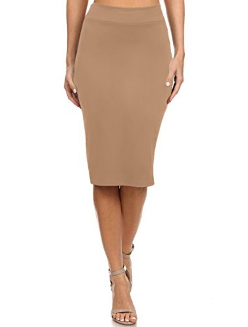 Reg and Plus Size Pencil Skirts for Women Below The Knee. Work,Weekends,Date Nights,Sexy Office Business Bodycon Skirts