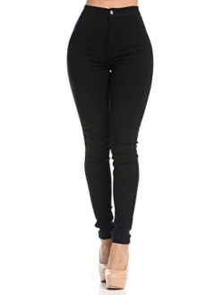 SOHO GLAM Super High Waisted Stretchy Skinny Jeans in 10 Colors (S-XXXL)