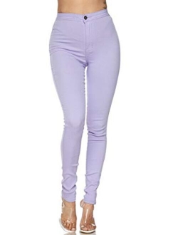 SOHO GLAM Super High Waisted Stretchy Skinny Jeans in 10 Colors (S-XXXL)