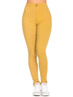 SOHO GLAM Super High Waisted Stretchy Skinny Jeans in 10 Colors (S-XXXL)