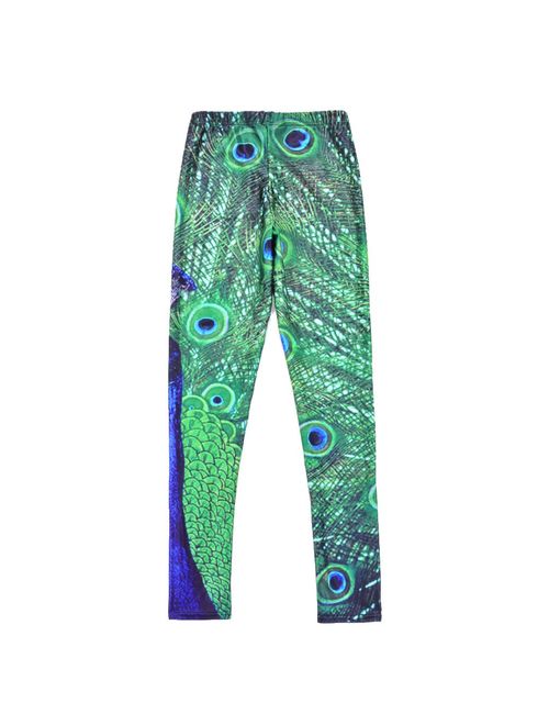 Jescakoo Women's Digital Print Ankle Length Leggings S-XXL,Multi-Color