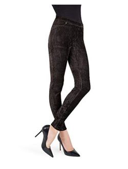 Wide-Rib Stretch Corduroy Leggings | Women's Premium Leggings