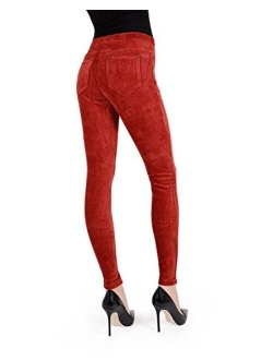 Wide-Rib Stretch Corduroy Leggings | Women's Premium Leggings