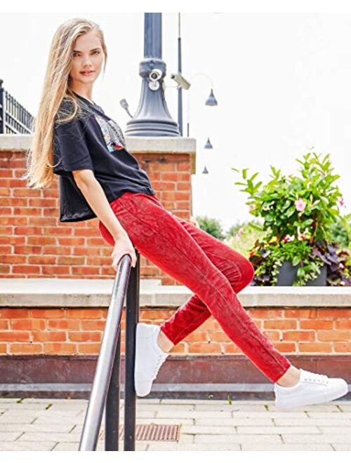 MeMoi Wide-Rib Stretch Corduroy Leggings | Women's Premium Leggings