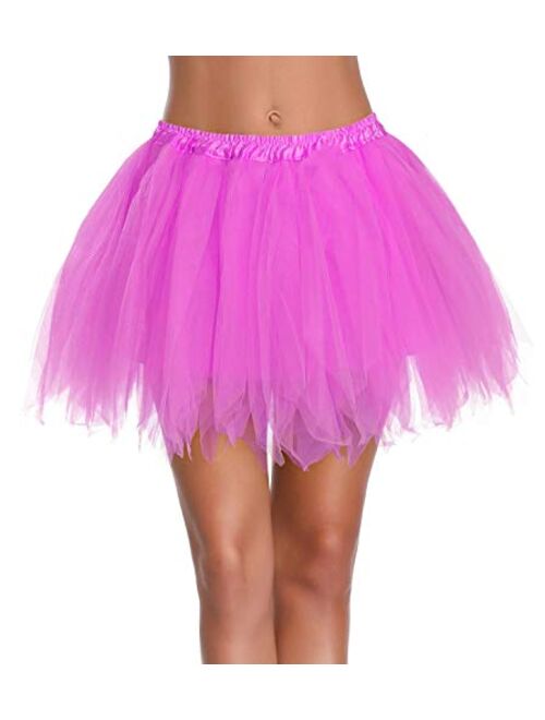 v28 Women's Teen's 1950s Vintage Tutu Tulle Petticoat Ballet Skirt