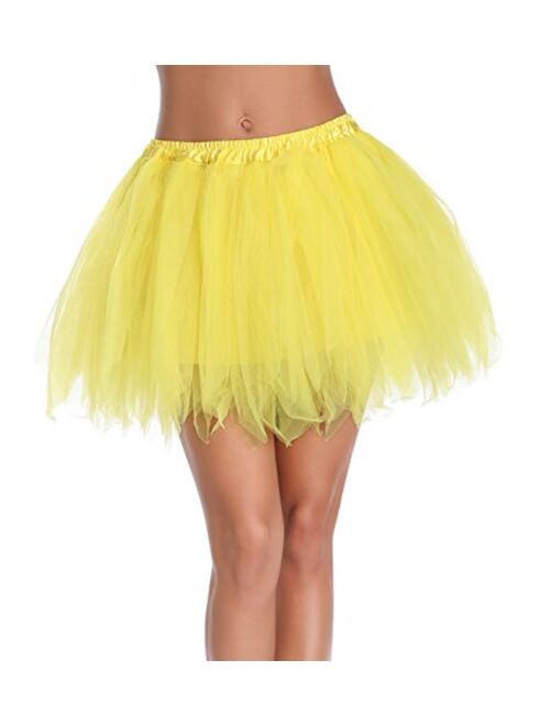 v28 Women's Teen's 1950s Vintage Tutu Tulle Petticoat Ballet Skirt