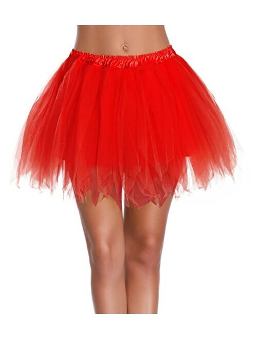 v28 Women's Teen's 1950s Vintage Tutu Tulle Petticoat Ballet Skirt