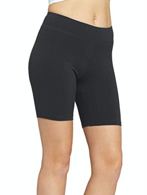 Premium Soft Cotton Leggings - Wide Waistband - Reg/Plus Sizes - Shorts, Capri and Full Length Leggings for Women