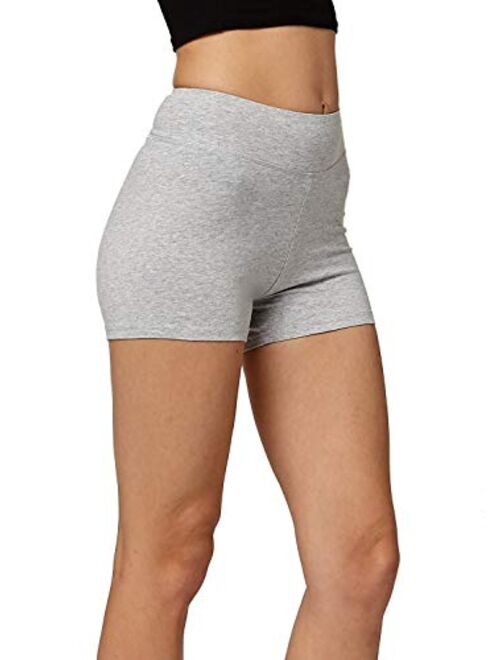 Premium Soft Cotton Leggings - Wide Waistband - Reg/Plus Sizes - Shorts, Capri and Full Length Leggings for Women