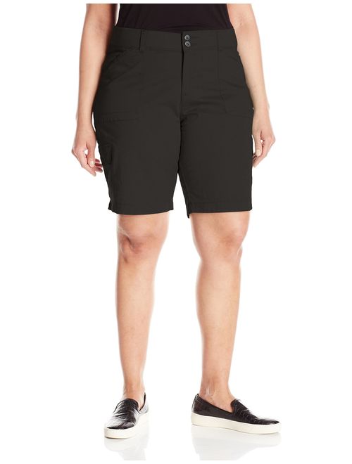 LEE Women's Plus Size Relaxed-fit Avey Knit-Waist Cargo Bermuda Short