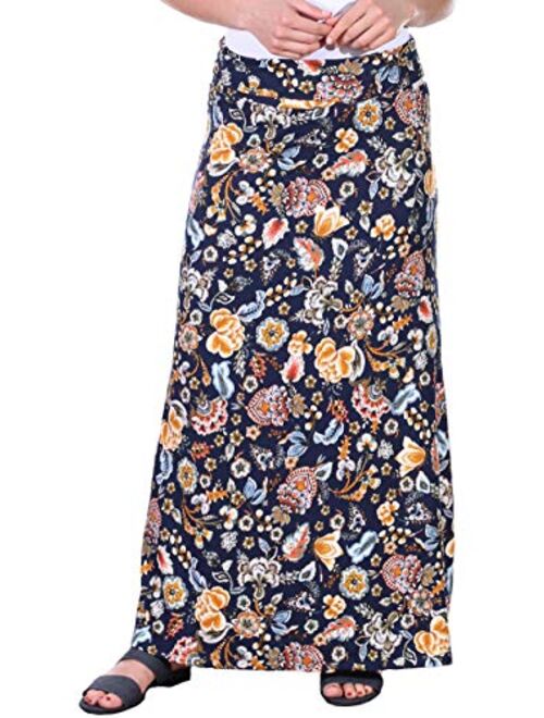 Popana Womens Long Maxi Skirt Casual Convertible Sundress Plus Size Made in USA