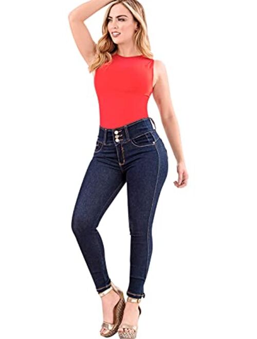 LT.ROSE Womens Butt Lifter Skinny Colombian Jeans Colombianos Levanta Cola Mujer