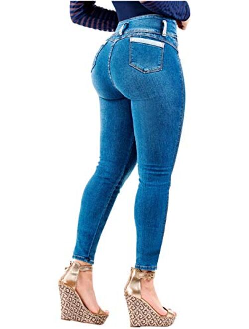 LT.ROSE Womens Butt Lifter Skinny Colombian Jeans Colombianos Levanta Cola Mujer